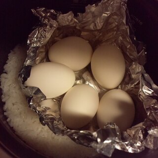 炊飯器de☆簡単ゆで卵